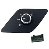 DEVMO Car Exterior Side Mirror Control Adjustment Switch Knob 5C7959565J 10-Pin Compatible with MK6 2011-2016