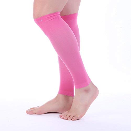 Image of Doc Miller Compression Calf Sleeve for Men & Women, 20-30mmHg | Graduated Support for Running, Shin Splints, Calf Strain, Knee High, Small to 6XL Plus Size