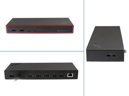 Lenovo ThinkPad Smart Dock 7500 Gen 2 Station d'accueil Thunderbolt 4 HDMI DP 2.5GbE - 2