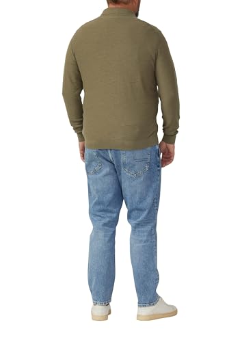 Pull avec col Polo Homme s.Oliver 2179492 en maille confortable - 2
