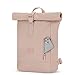 Johnny Urban Rucksack Damen & Herren Klein Rosa - Robin Small - Kleiner Rolltop Daypack mit 12 Zoll Laptopfach - Tagesrucksack für Uni City Business - Wasserabweisend