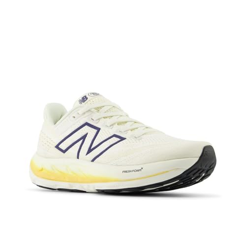 New Balance New Balance Women's Fresh Foam X Vongo V6 Running Shoe, Angora/Sea Salt/Clementine, 8.5 W