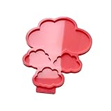 Baby-Dusche-Wolke-Harz-Silikonform, Wolke Epoxidharz Form, Willkommensschild Platten Silikonform, Heimdekorationsform, Cloud-Tür-Plakette, Wolke Silikonform, Baby Shower Resin Cloud Mold (Small)