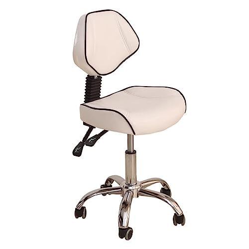 Chaise de selle de salon réglable pour styliste tatoueur et tabouret ergonomique à roulettes