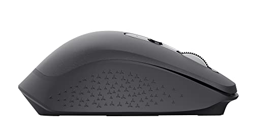 Ozaa Mouse Wireless Ricaricabile, Ergonomico, Sei Pulsanti, Due Pulsanti Silenziosi, Ricevitore USB Plug and Play, Senza Fili, per Computer, Desktop, iPad, PC Portatile, Tablet, Macbook - Nero - Mouse gaming - Immagine 9