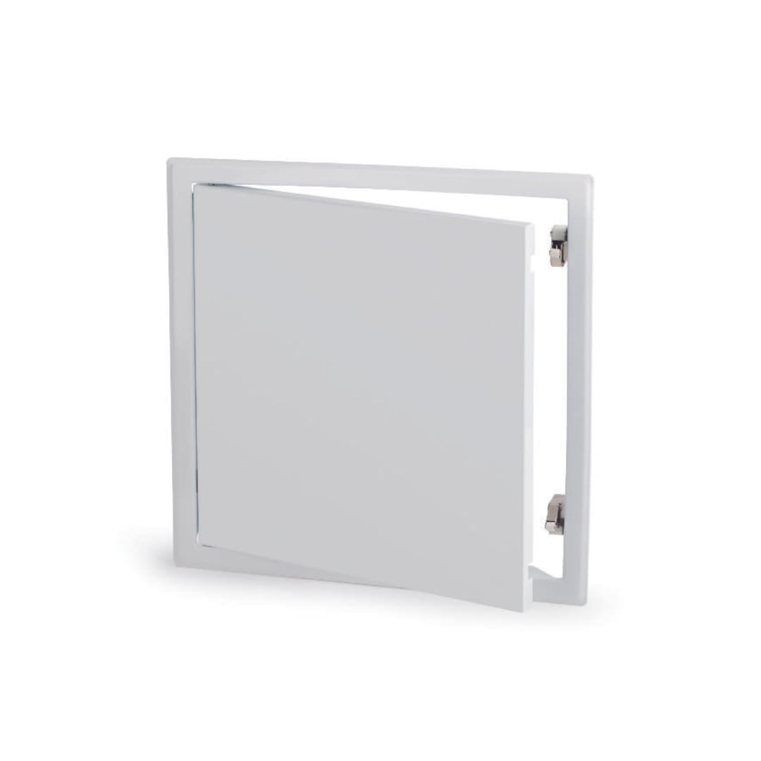 INDEX TRBL400400 - Trampillas de resgitro para placa de yeso laminado Lacada blanca (RAL 9016) (400 x 400, 1 uds.)