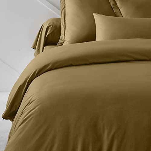 TODAY Cotton Duvet Cover 240 x 260 cm for 2 People, Bronze, Jumeau