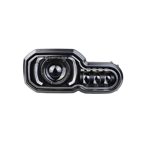 Phare universel moto BMW F800GS optique LED anti-éblouissement avec feux de circulation diurne