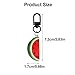 5Pcs Watermelon Keychain Fruit Bag Charm Resin Watermelon Bag Keychain Handbag Charms for Purses Aesthetic Key Chains Women Cute Bag Accessories Backpack Charms Purse Keychains Fruit Charm Keychains