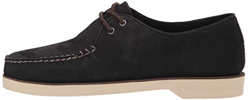 Sperry Men's Captain's Oxford Nubuck, Black, 7 #TOP7