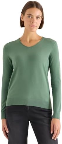 Cecil Kuscheliger Pullover Highland Green Melange XS