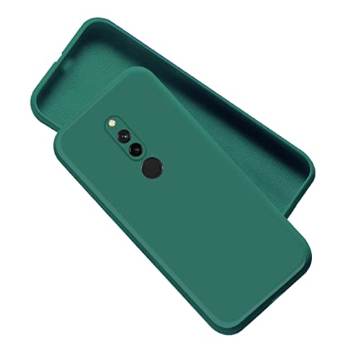 Image of A rtistque Back Cover Case for Mi Redmi 8 with Camera Protection | Shockproof TPU | Stylish Protective Design | Slim Fit | Ultra Matte | Mi Redmi 8 Back Cover - Green