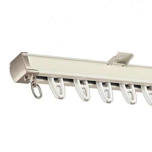 Tringle à rideaux double haut de gamme en aluminium et design silencieux