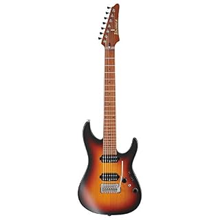 AZ24027 AZ Prestige Tri Fade Burst Flat 7 cordes + étui - Les Beatles, Paul McCartney, John Lennon, RIngo Starr, George Harrison