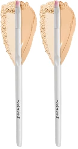 Image of wet n wild Eyeshadow Brush, Precision Blending Application, Soft Synthetic Fibers, Ergonomic Handle for Comfortable Control (Pack of 2)