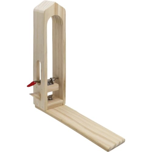 Outil de serrage pour cuir en bois avec pince de maintien efficace - 2