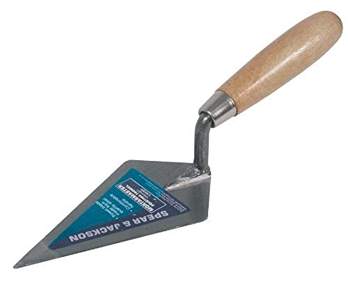 Spear & Jackson 10506P Cazzuola a punta con manico in legno da 15,2 cm