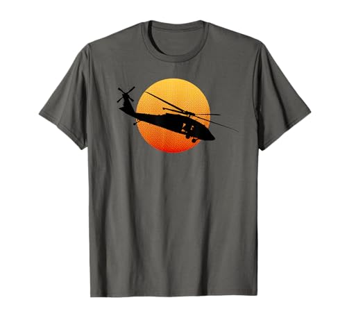 UH-60 Black Hawk Helicóptero Historia Militar Camiseta