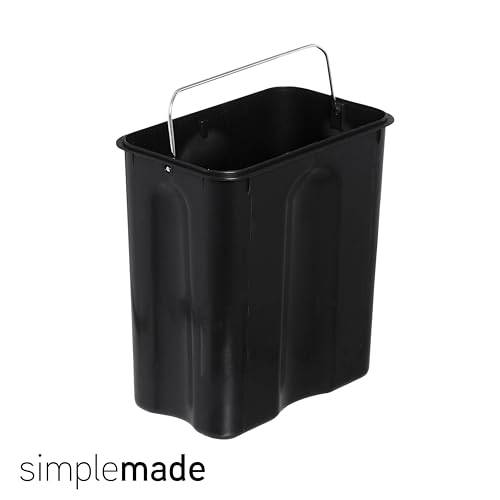 Caneca de basura rectangular SIMPLEMADE acero inoxidable 5 L miniatura 7