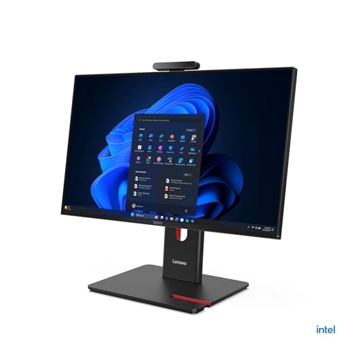 Image of Lenovo ThinkCentre M70a Gen 6 All-in-One with Intel Core Ultra 7 265T vPro Processor, 24 inch 1920 x 1080 FHD Touchscreen Display, 32GB DDR5 RAM, 1TB of SSD, 5MP IR /RGB Camera, and Windows 11 Pro