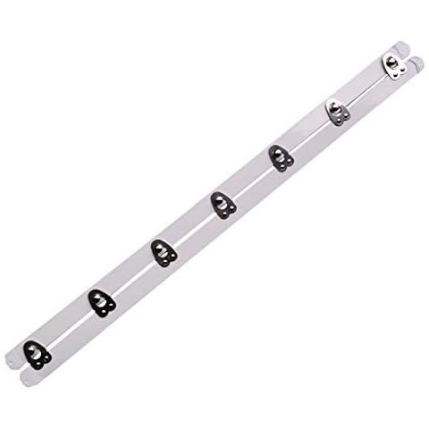 item4ever 1 Set Corset Busk Steel Boning Support for Wedding Undergarment Dresses (13", White) Cover