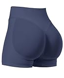 Short d'entraînement froissé : coupe flatteuse avec le contour subtil des fessiers et la couture froncée des fesses, short à impact avec l'effet froissé sans l'intensité d'un froissement, ce short épouse les courbes aux bons endroits