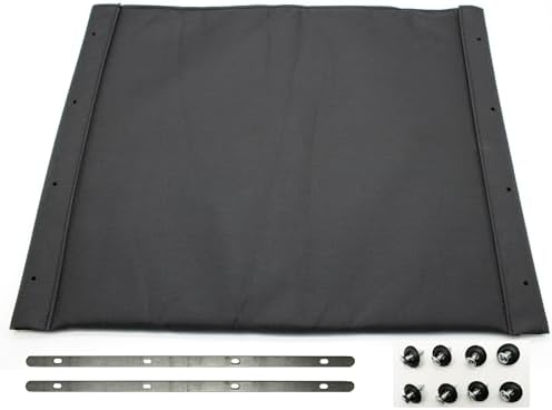 Blue Streak Wheelchair 18 inch seat,Wheelchair Replacement seat,18x16inch,Nylon Seat Upholstery,Wheelchair Replacement Parts, with Hardware, STDS3J2418.Suitable for K1/K2 wheelchairs(1Ea,Black)