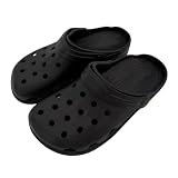 SUNSEA Zuecos Básicos en Goma EVA Ultraligero para Mujer (Negro, Sistema Tallas Calzado EU, Adulto, Números, Mediano, 36)
