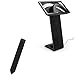 BoxWave Stylus Pouch Compatible with Displays2Go DGFSKATCH32BK (32 in) - Stylus PortaPouch, Stylus Holder Carrier Portable Self-Adhesive - Jet Black