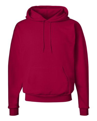 Hanes ComfortBlend EcoSmart Hooded Sweatshirt, 3XL, Deep Red