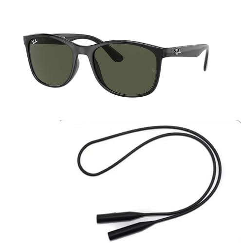 Ray-Ban RB4374 Sunglasses Bundle: RB 4374 601/31 Black Green and Universal Anti-slip Silicone Leash2