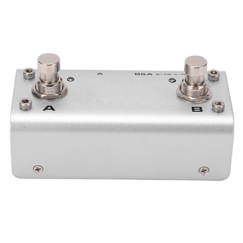 Pedal de interruptor de pie doble para solucionar cortes de audio en pedales de efectos 4