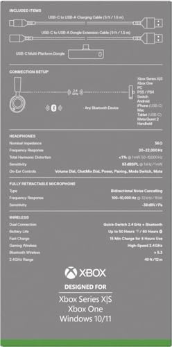 Arctis Nova 5X Bianco - Cuffie Xbox Wireless - Driver magnetici al neodimio - 100+ preset audio - Batteria 60 HR - 2,4GHz o BT - Microfono ClearCast Gen2.X - Xbox, PS5, PC, Cellulare - Cuffia gaming - Immagine 13