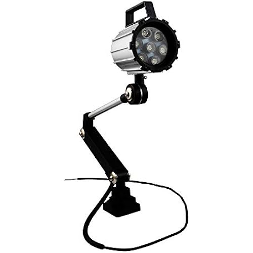 12W 110V-220V Adjustable Aluminum Alloy Industrial Machine Light IP68 LED Work Light for Lathe, CNC Milling Machine, Drilling Machine - Long Arm … (12)
