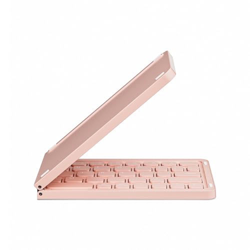 Image of Veout Foldable Bluetooth Keyboard, Ultra-Thin Portable Wireless Keyboard, Lightweight for Laptop, iPad, iPhone, Android, Windows, Mac