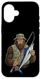 Installazione facile Custodia per iPhone 16 Marlin Bigfoot Pescatore
