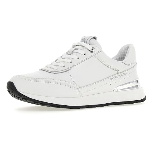 Michael Kors Damen NOVA Trainer Sneaker, Optic White, 38.5 EU