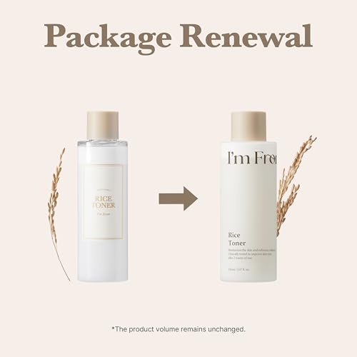 Image of I'm From Rice Toner, Korea Glow Milky Rice Toner, niacinamide, Glass&Dewy, Hydration, Calming, All Skin Types, Korean Skin Care 5.07fl.oz