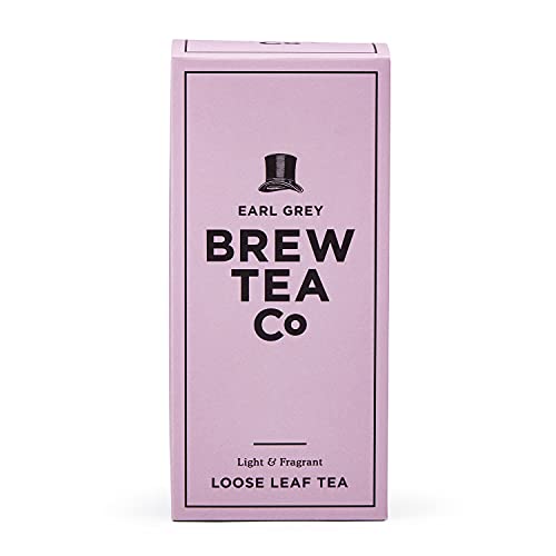 Brew Tea Co- Earl Grey - Light & Fragrant Tea - 113g Loose Leaf Tea