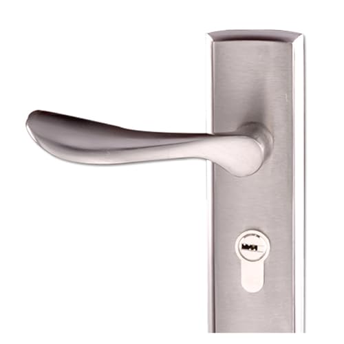 Serrure de porte intérieure bois antivol blanche argent pour chambre et sanitaire