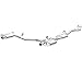 MagnaFlow Cat-Back Performance Exhaust System 19225 - Street Series, Stainless Steel 2.5in Main Piping, Dual Split Rear Exit, Satin Finish Exhaust Tip - Domestic Car Performance Exhaust Kit