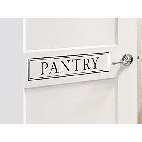 Story of Home LLC Pantry Door Decal Pantry Decal Pantry Wall Decal Lettering Cover