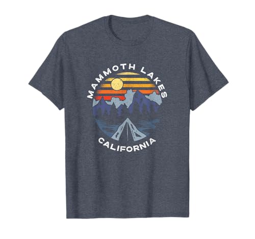 Mammoth Lakes CA Camping Sunset T-Shirt