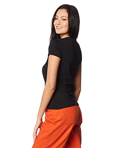 Blusa Baby Look, Malwee, Feminino, Preto, XGG