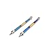 2pcs Car Adjustable Burnt Blue 7.87