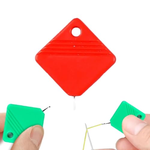 Image of Automatic Needle Threaders for Hand Sewing, 2025 Upgrade Embroidery Floss, Sewing Machine Needle Threader, Sewing Supplies Tool, Fits All Needle Sizes (1, Red)