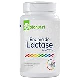 Enzima Lactase 10000 FCC Bionutri – 120 Caps - Lactose Lactoze Lactaze