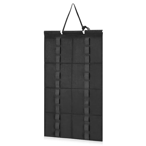 Hanging Drumstick Holder, Wall Drumstick Display Bag for 12 Pairs Drumsticks, Foldable Felt Drum Stick Holder Pouches3