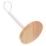 Garneck Holz Puppenständer mit Rundem Sockel Aufbewahrungsständer für Weiches Stabile Präsentationshalterung für Puppen und Figuren 18 24cm Hoch