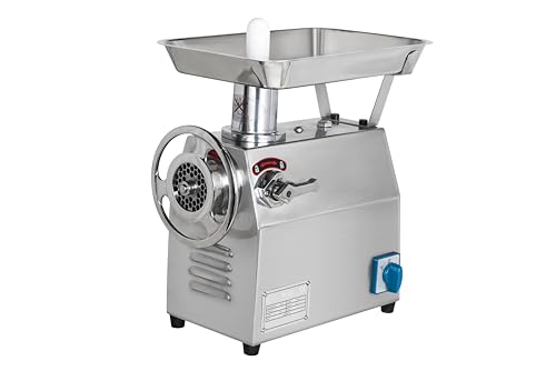 EASYROSE Electric Meat Grinder 250KG/Hr Stainless Steel Meat Mincer Machine with Nozzles Attachment for Home & Commercial Use(TK22)